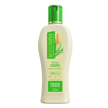 Imagem de Kit Shampoo e Condicionador 250ml Cabelo Cacheado Babosa e Macadâmia Cachos Bio Extratus