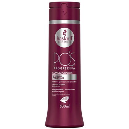 Kit Shampoo E Condicionador 300Ml Haskell Pós Progressiva Imagem de Kit Shampoo E Condicionador 300Ml Haskell Pós Progressiva