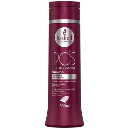 Kit Shampoo E Condicionador 300Ml Haskell Pós Progressiva Imagem de Kit Shampoo E Condicionador 300Ml Haskell Pós Progressiva