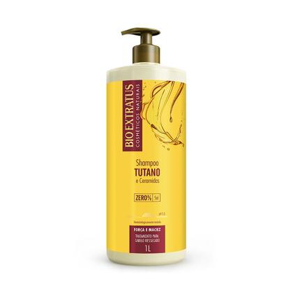 Imagem de Kit Shampoo e Condicionador Bio Extratus Tutano Ceramidas 1 litro Força e Maciez
