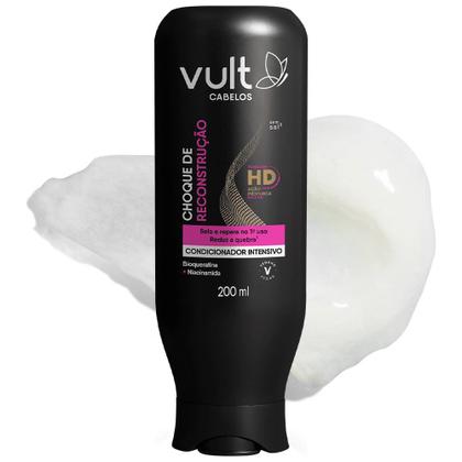 Imagem de Kit Shampoo e Condicionador Choque de Reconstrução 200ml Vult