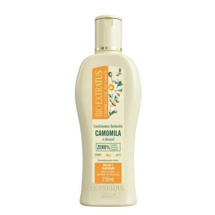 Imagem de Kit Shampoo e Condicionador Clareador Cabelos Loiros Camomila e Girassol Iluminador Bio Extratus