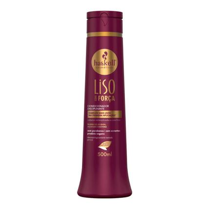 Imagem de Kit Shampoo e Condicionador Disciplinante Liso com Força Haskell 500ml