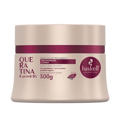 Imagem de Kit Shampoo e Condicionador e Máscara para Reconstrução e Força Queratina &amp Provit B5 Haskell 300ml