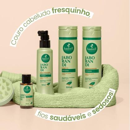 Imagem de Kit Shampoo e Condicionador Haskell Jaborandi Antiqueda 300ml