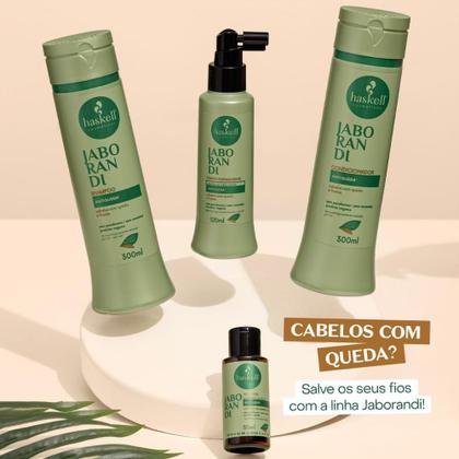 Imagem de Kit Shampoo e Condicionador Haskell Jaborandi Antiqueda 300ml