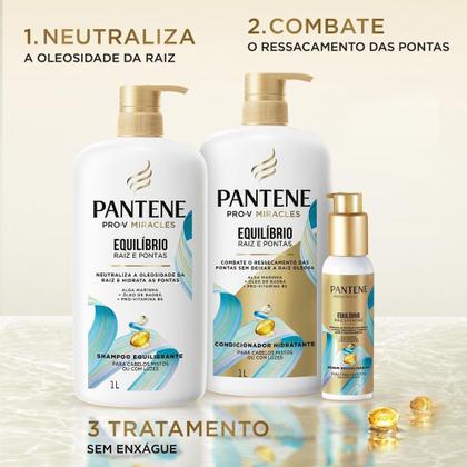 Imagem de Kit Shampoo e Condicionador Pantene Pro-V Miracles Equilíbrio 1 Litro