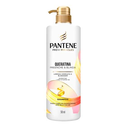 Imagem de Kit Shampoo E Condicionador Pantene Pro-V Miracles Queratina 510ml