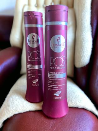 Imagem de Kit Shampoo e Condicionador Pós-progressiva 500 ml Haskell