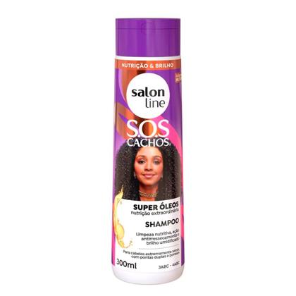 Imagem de Kit Shampoo E Condicionador SOS Cachos Super Óleos Nutritvo Salon Line