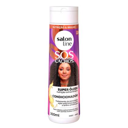 Imagem de Kit Shampoo E Condicionador SOS Cachos Super Óleos Nutritvo Salon Line
