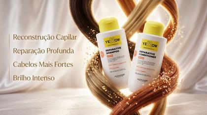 Imagem de Kit Shampoo e Condicionador Yellow Repair 500 ml