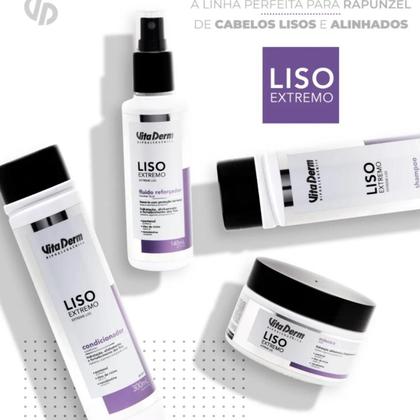 Imagem de Kit Shampoo e Leave In Liso Extremo Vita Derm