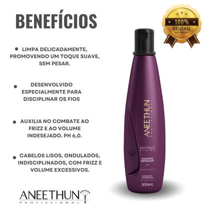 Imagem de Kit Shampoo e Máscara Anti-Frizz Hidratante -Aneethun