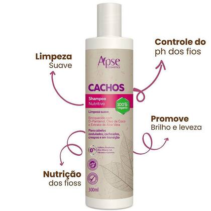Imagem de Kit Shampoo e Máscara Cachos Apice - Apse