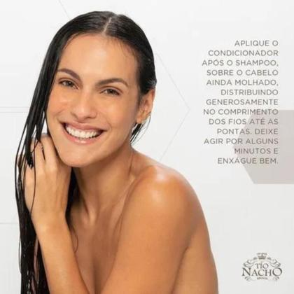 Imagem de Kit Shampoo Fortalecedor Antiqueda Capilar 415ml + Condicionador Fortalecedor 415ml Tio Nacho Queda Cabelo Capilar