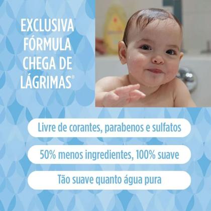Imagem de Kit Shampoo Infantil Johnson's Baby Refil Tradicional 180ml - 5 unidades