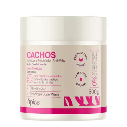 Imagem de Kit Shampoo, Máscara Acidificante Ph Control e Ativador de Cachos - Apice  Hidratação Profunda e Alta Definição