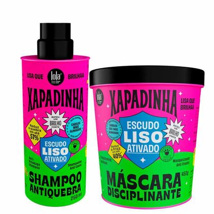 Imagem de Kit Shampoo + Máscara Antiquebra Lola Xapadinha 250ml/450g