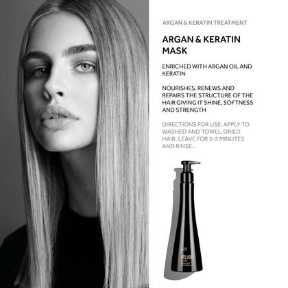 Imagem de Kit Shampoo, Máscara e Elixir de Argan e Queratina pH Labs - Cuidados Capilares