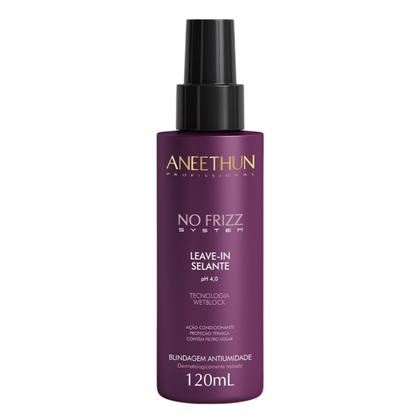 Imagem de Kit Shampoo Máscara e Leave-in Aneethun No Frizz System e pente Beauty