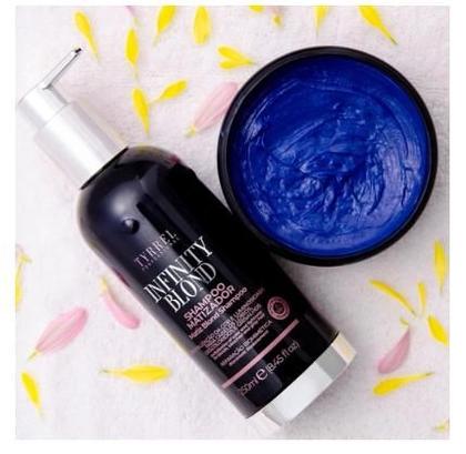 Imagem de Kit shampoo matizador e mascara infinity blond tyrrel 250ml