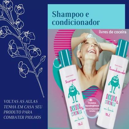 Imagem de KIT: Shampoo + Recondicionador Combate Piolhos Arruda e Citronela