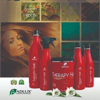 Imagem de Kit Shampoo Reconstrutor Adlux 5 Passos Cabelos Quebradiços Therapy hair