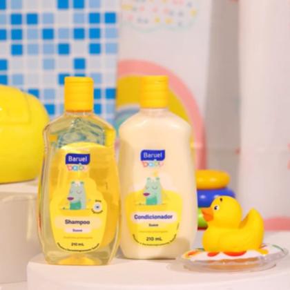 Imagem de Kit Shampoo Suave 400ml + Condicionador 200ml - Baruel Baby