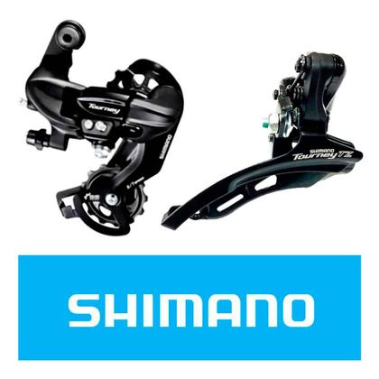 Imagem de Kit Shimano Tourney Câmbio Traseiro / Dianteiro Ty300/tz510