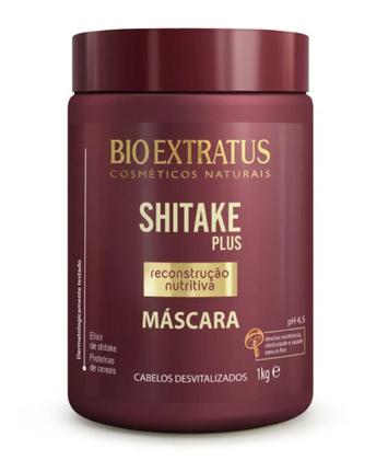 Imagem de Kit Shitake Plus Recosntrução Nutritiva TRIO (Shampoo/Condicionador/Máscara 1 L) - Bio Extratus