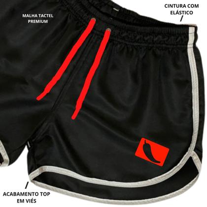 Imagem de Kit Short Casal Masculino e Feminino Combinando Verão Praia Piscina Academia Passeio