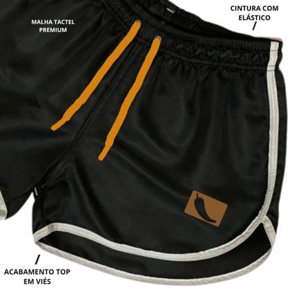 Imagem de Kit Short Casal Masculino e Feminino Combinando Verão Praia Piscina Academia Passeio