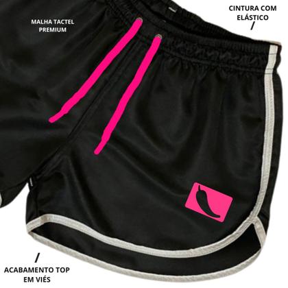 Imagem de Kit Short Casal Masculino e Feminino Combinando Verão Praia Piscina Academia Passeio