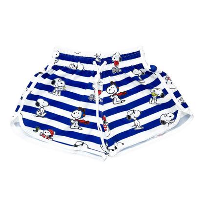 Imagem de Kit Short Casal Snoopy Exclusivo de Luxo Combinando Original Moda Praia Verão