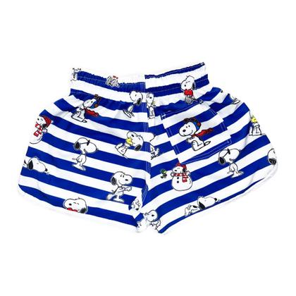 Imagem de Kit Short Casal Snoopy Exclusivo de Luxo Combinando Original Moda Praia Verão