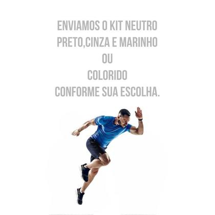 Imagem de Kit Shorts Bermuda + Camiseta Corrida Academia MASCULINA ALGODÃO 305