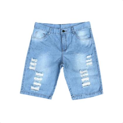 Imagem de Kit Shorts Jeans Bermudas Masculina 3 Peças Sarja Slim