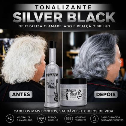 Imagem de Kit Silver Black Grisalhos E Brancos 2un Coiffer