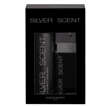 Imagem de Kit Silver Scent Jacques Bogart - Perfume Masculino EDT + Body Spray