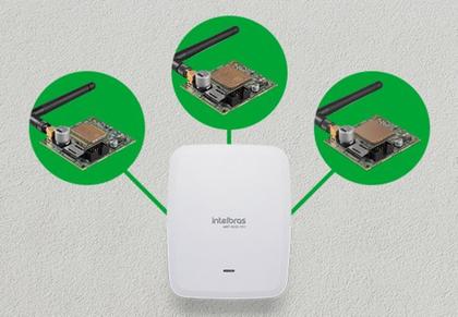 Imagem de Kit Sistema De Alarme Sem Fio Completo Amt 8000 Intelbras
