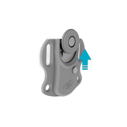 Imagem de Kit Sistema Para Porta de Correr de Armários E Móveis Ro212210 Rometal