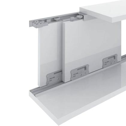 Imagem de Kit Sistema Para Porta de Correr de Armários E Móveis Ro46 Rometal