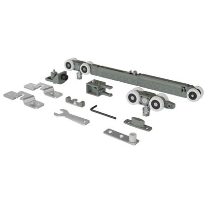 Imagem de Kit Sistema Rodízio Ro82 Standard de 40 A 80 Kg Médio Para Porta Correr Rometal