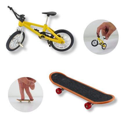 Kit Skate de dedo com Bicicleta de Dedo Power And Speed - Msb
