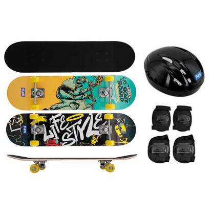 Kit Skate Infantil Iniciante Criança Com Todos Acessórios - Funs Imagem de Kit Skate Infantil Iniciante Criança Com Todos Acessórios
