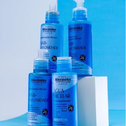 Imagem de Kit Skincare Anti Oleosidade E Acne , Sérum Peptídeos Anti olheiras e Rugas Dermachem 5 ITENS