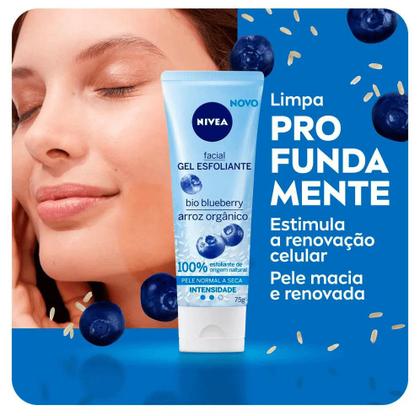 Imagem de Kit Skincare Pele Sensível: Água Micelar 7 em 1 + Sabonete Equilíbrio Nutritivo + Esfoliante Facial Nívea