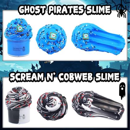 Imagem de Kit Slime Funewest Halloween Cloud Butter, 9 pacotes para crianças de 8 a 12 anos