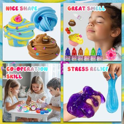 Imagem de Kit Slime GXYSLM Dazzling Clear Jumbo DIY com várias combinações